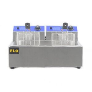Friteuza profesionala electrica cuva mare 12L pentru langosi, cartofi spiralati