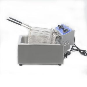 Friteuza profesionala electrica cuva mare 12L pentru langosi, cartofi spiralati
